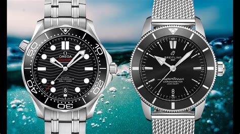 breitling superocean heritage vs omega seamaster|breitling superocean 42 lug to.